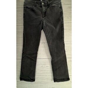 Ann Taylor Loft Women’s black “curvy kick crop”  jeans 27 4
